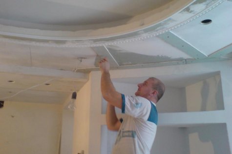 Потолки из гипсокортона
